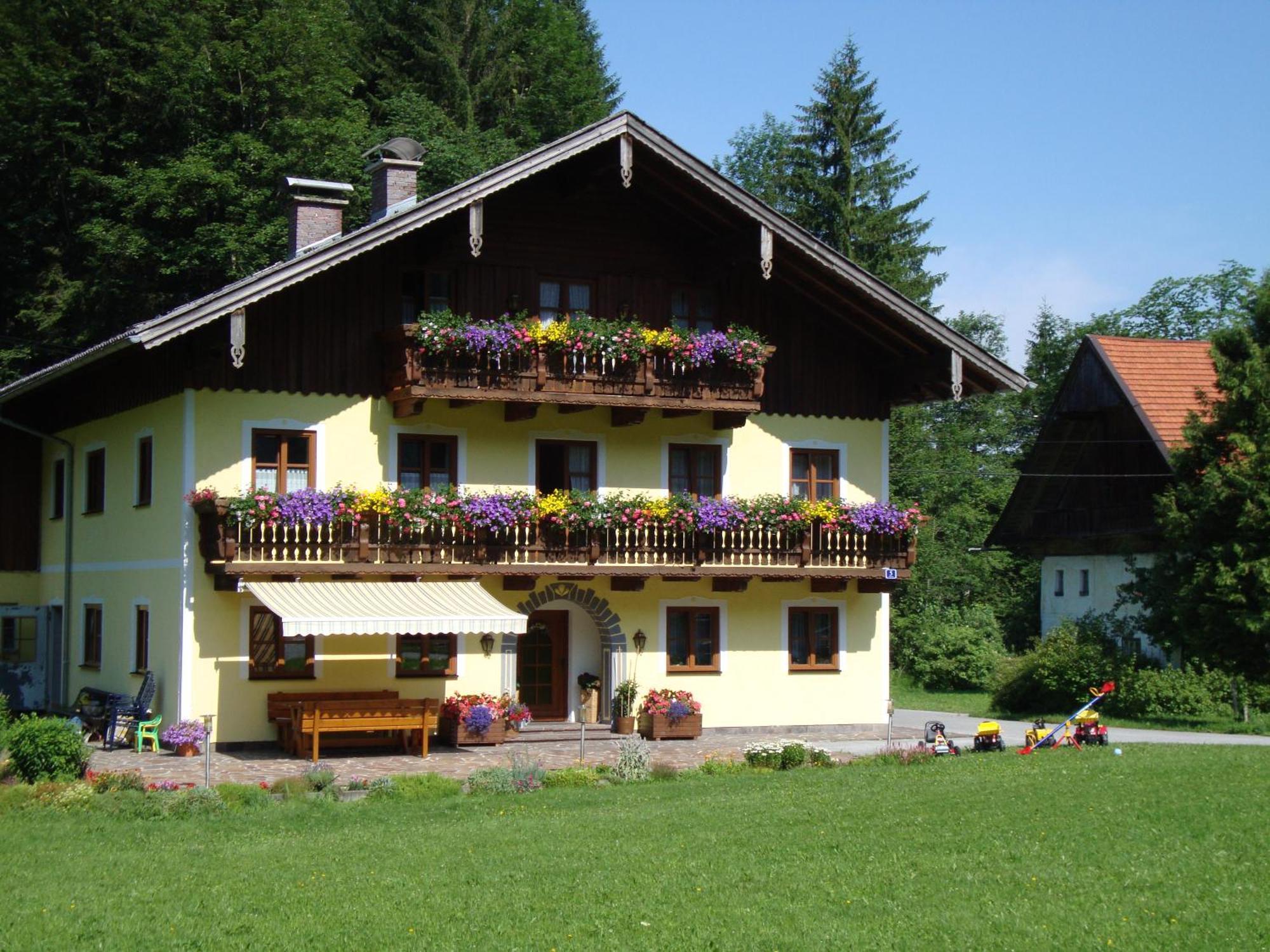 Pferdehof Almgut Apartment Faistenau Bagian luar foto